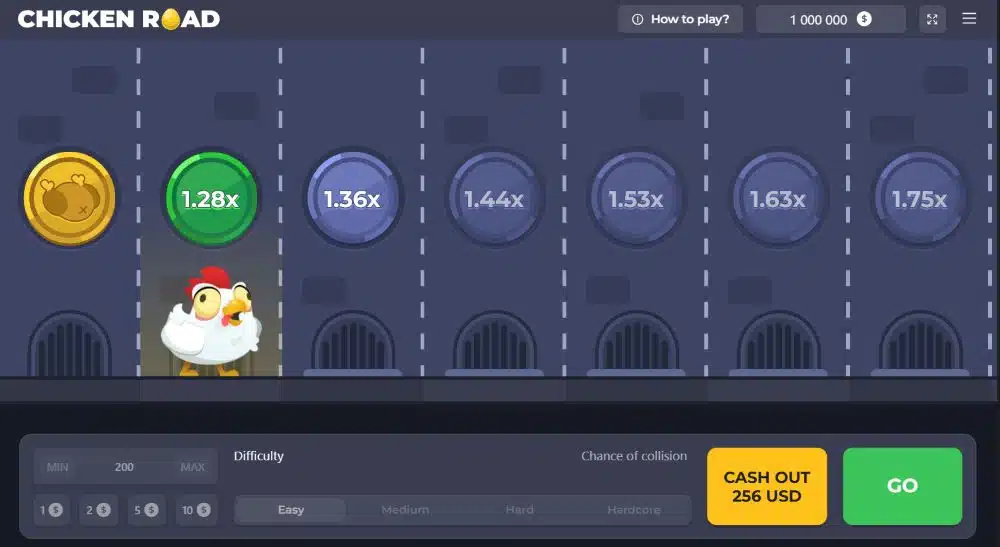 Chicken Road unterwegs spielen